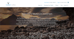 Desktop Screenshot of mackenzieinvestment.co.uk